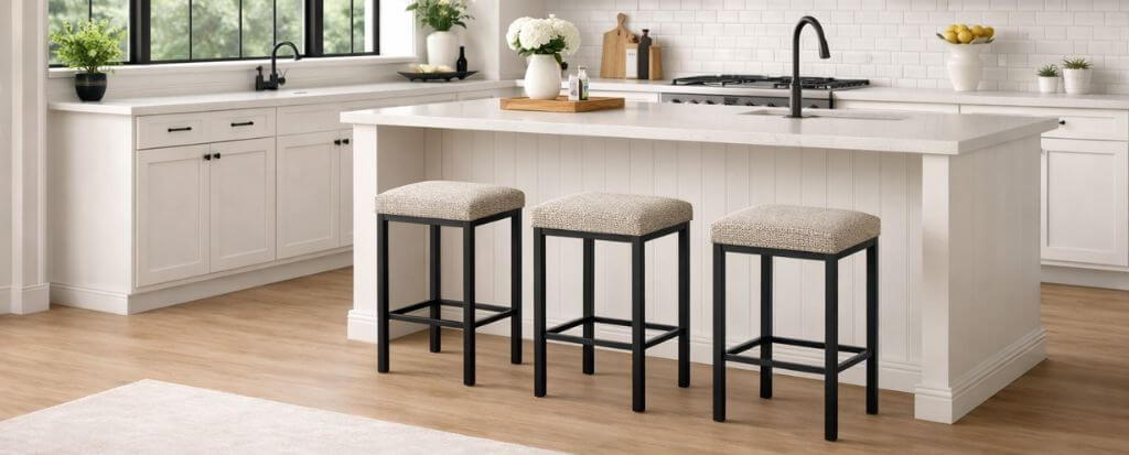 Featuring the Day backless bar stools by Trica