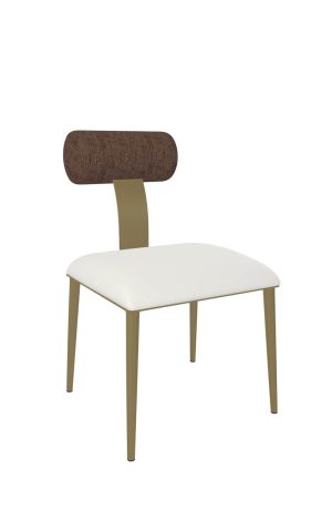 Wesley Allen's Luca Modern Dining Side Chair with Rolled Back