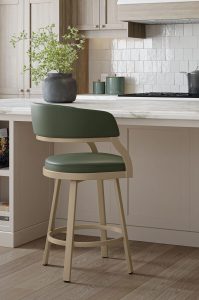 Featuring the Mazzy Swivel Stool by AMISCO