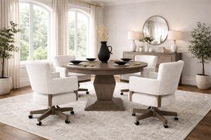 Featuring the Euclid Convertible Poker Table Set by DARAFEEV