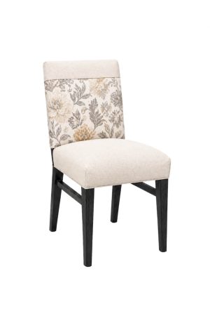 Style Upholstering's 225 Modern Wood Dining Chair - Multiple Fabrics like Floral