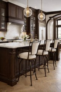 Durham Bar Stools by WESLEY ALLEN