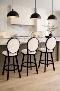 Marquise Swivel Stools by WESLEY ALLEN