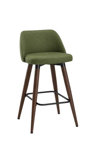 MTS Emma Green Mid-Century Modern Bar Stool