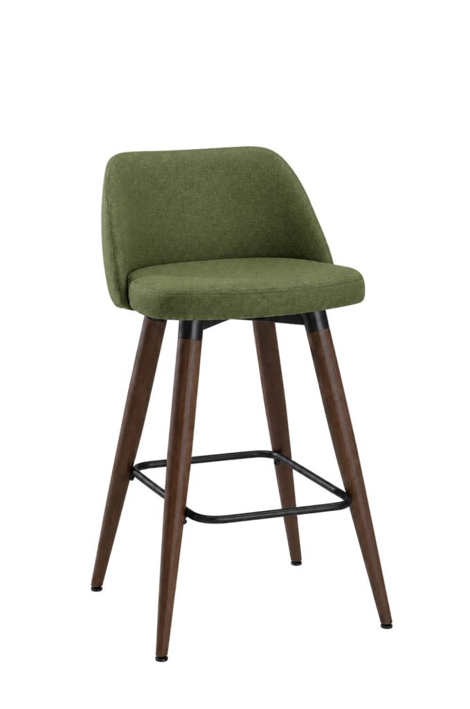 MTS Emma Green Mid-Century Modern Bar Stool