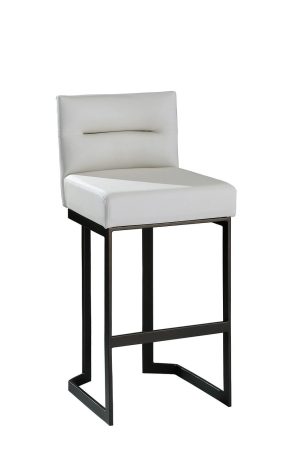 MTS Seating's Billow Contoured Metal Bar Stool with Sled Base