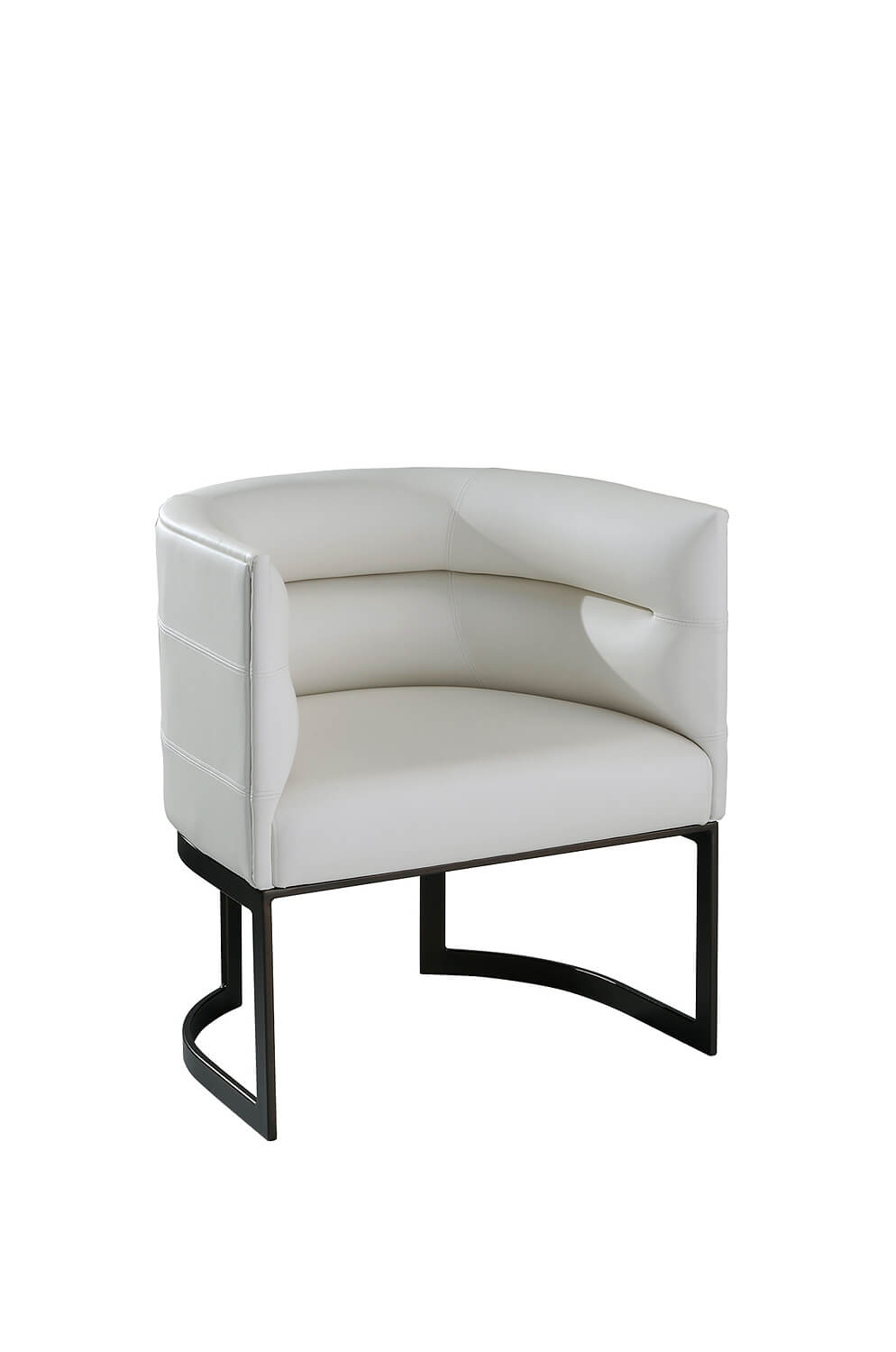 Billow Commercial-Grade Contoured Sled Base Arm Chair