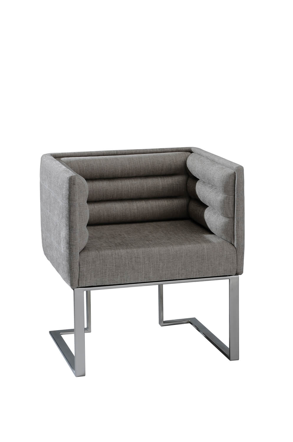 Billow Commercial-Grade Square Sled Base Arm Chair