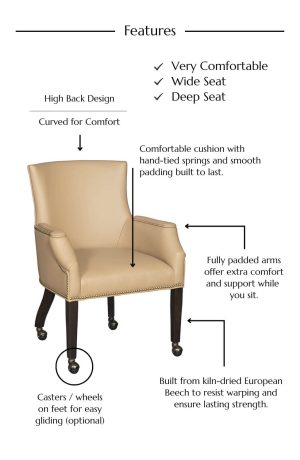 Features on the 555 Chair