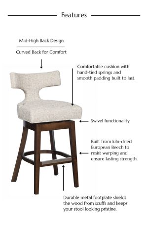 Features of the 95 Bar Stool