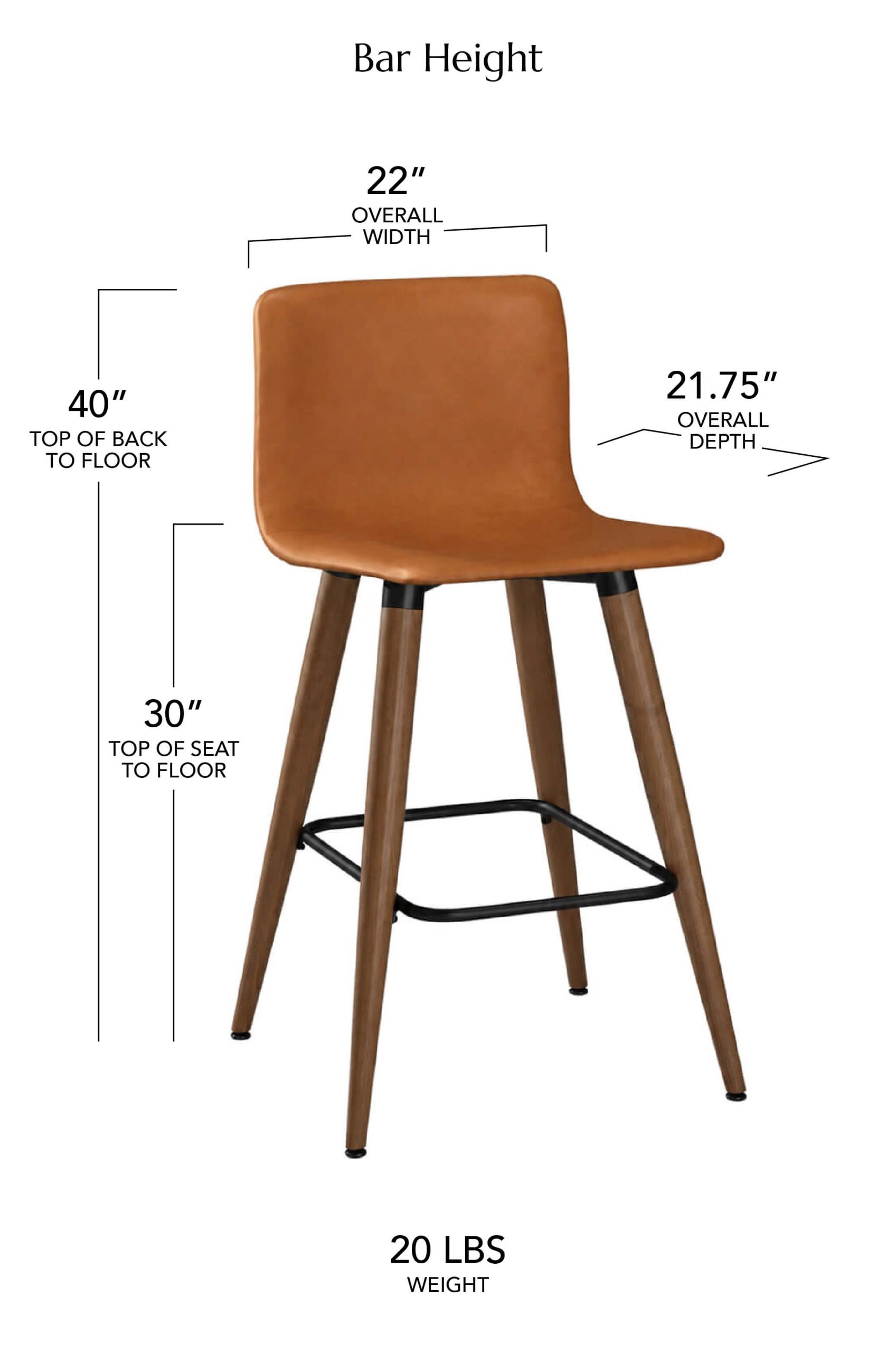 Lehto Commercial-Grade Low Back Swivel Bar Stool with Wood Base
