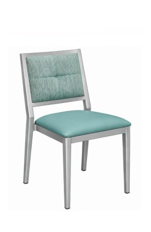 Bexley Chair in Silver Metal Finish Contract Grade Chair
