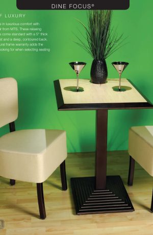 Dine Focus Chairs with Table in Space