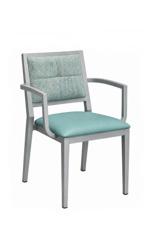 Silver Dining Arm Chair
