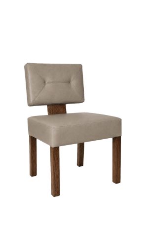 London Upholstered Wood Grain Dining Chair