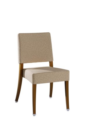Luxe Stackable Chair - Upholstered in Brown - Stacks 8 High