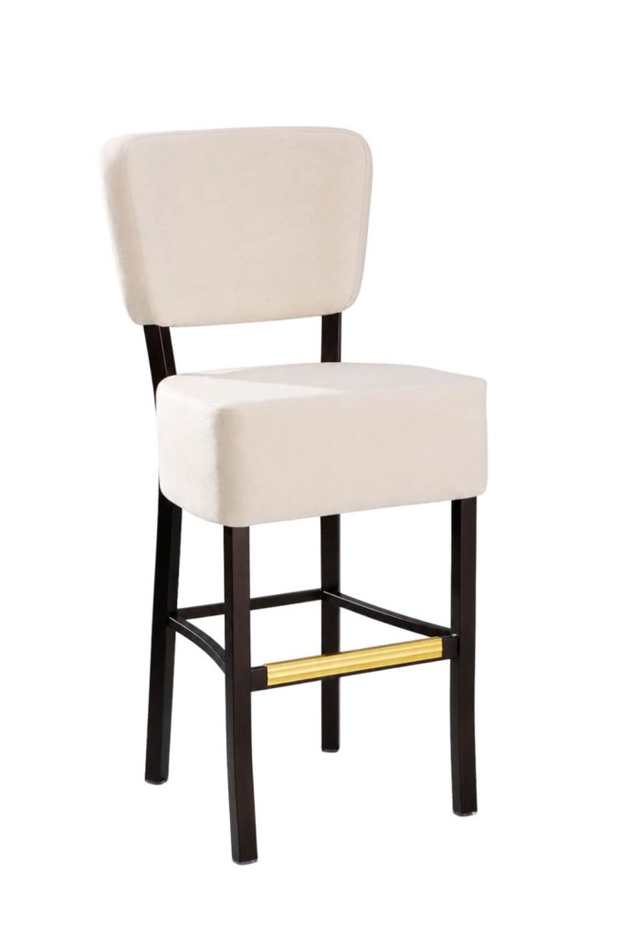 MTS Seating's Dine Focus Upholstered Bar Stool with Padded Thick Seat