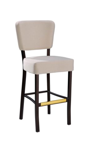 MTS Seating's Dine Focus Upholstered Bar Stool with Back