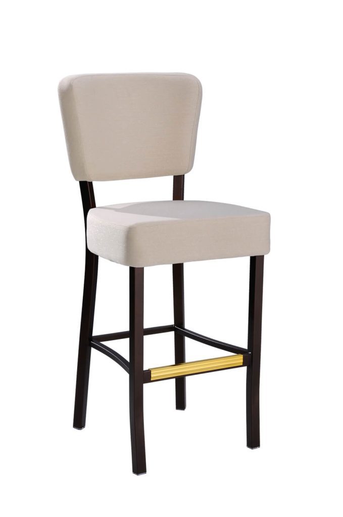 MTS Seating's Dine Focus Upholstered Bar Stool with Back