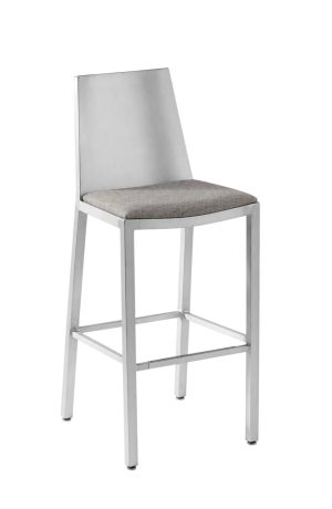 MTS Seating's Micah Modern Bar Stool with High Back