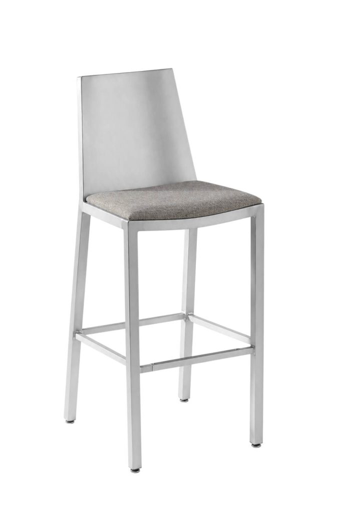 MTS Seating's Micah Modern Bar Stool with High Back