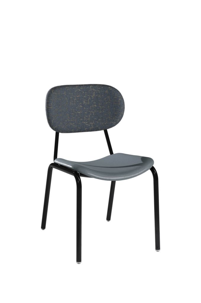 MTS Seating Swing Dining Chair with Saddle Seat