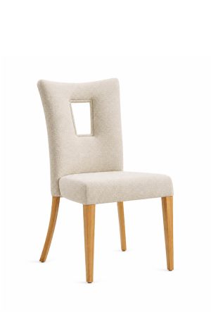 Portia Contract Grade Natural Wood Dining Chair