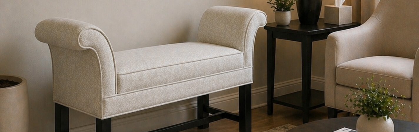 Featuring the 683 Bench by Style Upholstering