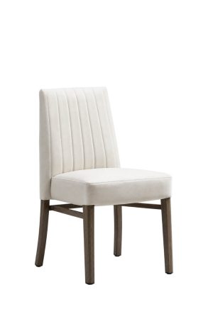 Upholstered contract grade dining chair with channeled back - Valera - IH Seating