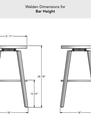 Bar Height Dimensions