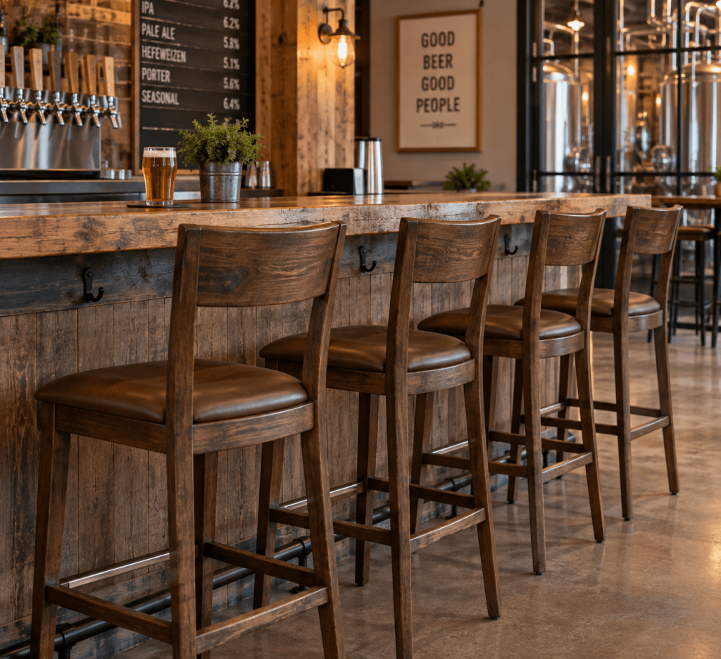 Rustic farmhouse brewery