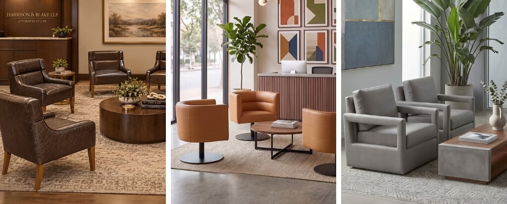 Featuring the 410C chairs, Billow chairs, and 2356 chairs