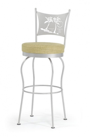 Buy Palm Tree Themed Swivel Counter Bar Stool • Barstool ...