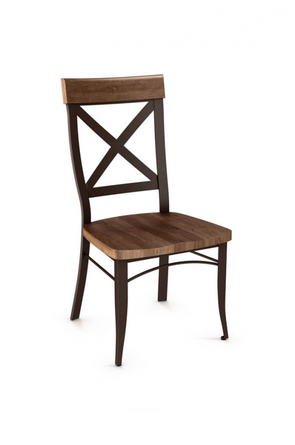 Buy Amisco's Kyle Dining Chair w/ Distressed Wood - Multiple Finishes!