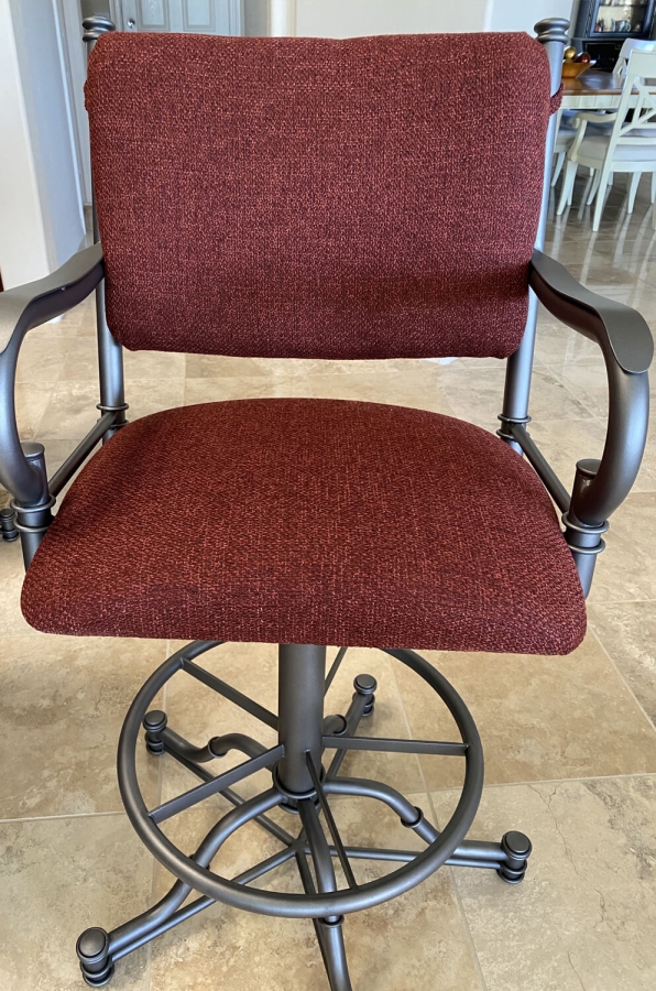 Buy Wesley Allen's Portland Tilt Swivel Stool with Arms Free shipping!