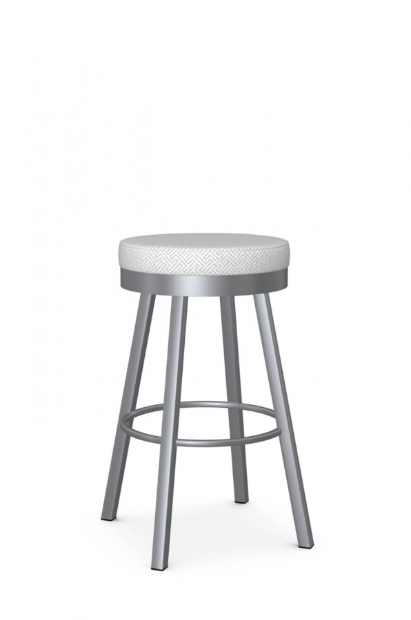 Amisco Rudy Backless Swivel Stool for Modern Kitchens Free shipping!