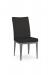 Amisco's Alto Modern Gray Upholstered Dining Chair with Tall Back