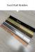 Foot Rail Finishes (from top to bottom): Black, Brass, Bronze, Chrome, and Copper