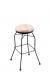 Holland #3020 Backless Swivel Stool in Wood Finish, Natural Maple