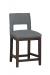 Fairfield's Orleans Traditional Bar Stool with Blue Fabric