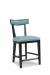 Fairfield's Douglas Wood Counter Stool with Backrest and Upholstered Seat