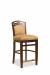 Fairfield's Lewiston Wood Counter Stool with Low Backrest