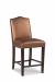 Fairfield's Haines Wooden Counter Stool with Nailhead Trim
