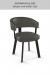 Amisco's Grissom XL Dining Chair with Arms (24 inches wide and 25 inches deep)