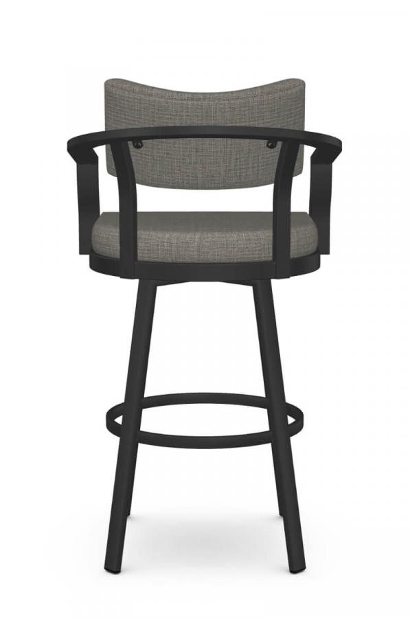 Amisco's Jonas Wide Swivel Bar Stool w/ Arms • Barstool Comforts