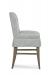 Faifield's Reed Transitional Bar Stool with Pattern Fabric