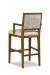 Fairfield Chair's Potter Wooden Bar Stool with Arms and Back