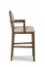 Fairfield Chair's Traditional Upholstered Wood Bar Stool