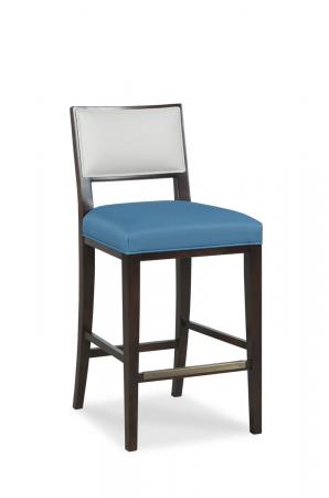 Fairfield's Dilworth Wooden Bar Stool with Back and Seat Cushion