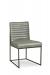 Fairfield Chair's Uma Metal Modern Side Chair with Channeled Cushion